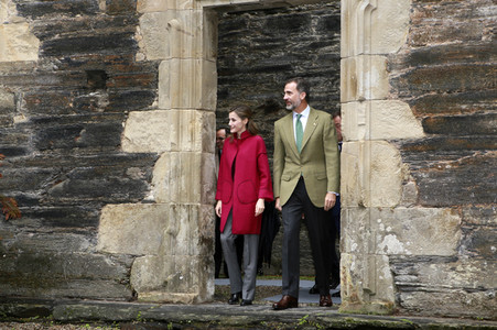 Felipe und Letizia besuchen die Region Los Oscos