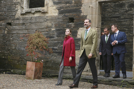 Felipe und Letizia besuchen die Region Los Oscos