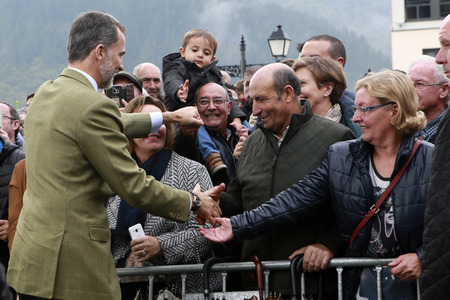 Felipe und Letizia besuchen die Region Los Oscos