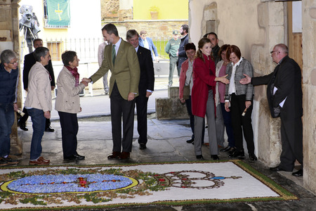 Felipe und Letizia besuchen die Region Los Oscos