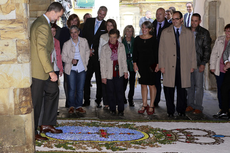 Felipe und Letizia besuchen die Region Los Oscos