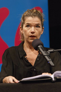 Anke Engelke und Devid Striesow auf der lit.Cologne in Köln