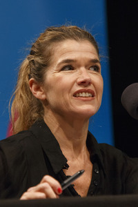 Anke Engelke und Devid Striesow auf der lit.Cologne in Köln