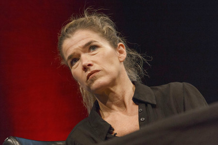 Anke Engelke und Devid Striesow auf der lit.Cologne in Köln