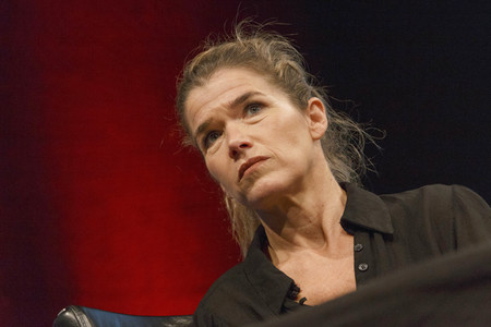 Anke Engelke und Devid Striesow auf der lit.Cologne in Köln