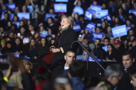 Wahlkampfveranstaltung mit Hillary Clinton in Philadelphia