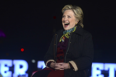 Wahlkampfveranstaltung mit Hillary Clinton in Philadelphia