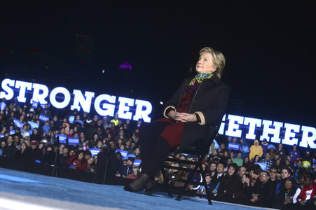 Wahlkampfveranstaltung mit Hillary Clinton in Philadelphia