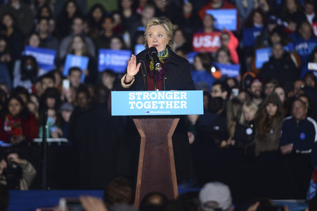 Wahlkampfveranstaltung mit Hillary Clinton in Philadelphia