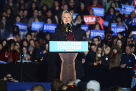 Wahlkampfveranstaltung mit Hillary Clinton in Philadelphia