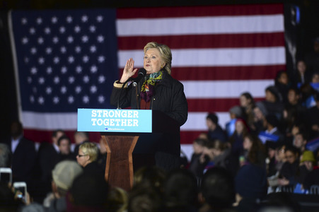 Wahlkampfveranstaltung mit Hillary Clinton in Philadelphia