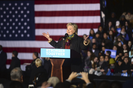 Wahlkampfveranstaltung mit Hillary Clinton in Philadelphia