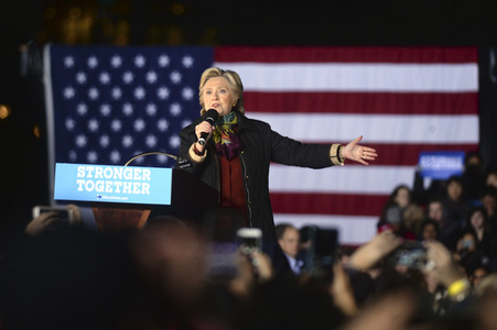 Wahlkampfveranstaltung mit Hillary Clinton in Philadelphia