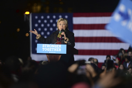 Wahlkampfveranstaltung mit Hillary Clinton in Philadelphia