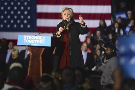 Wahlkampfveranstaltung mit Hillary Clinton in Philadelphia