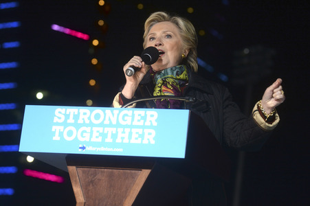 Wahlkampfveranstaltung mit Hillary Clinton in Philadelphia