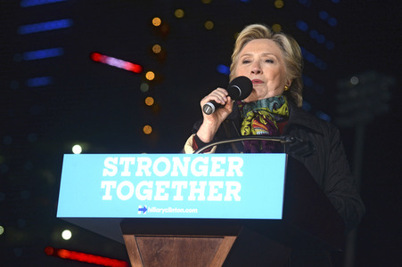 Wahlkampfveranstaltung mit Hillary Clinton in Philadelphia
