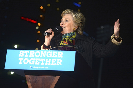 Wahlkampfveranstaltung mit Hillary Clinton in Philadelphia