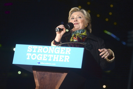 Wahlkampfveranstaltung mit Hillary Clinton in Philadelphia