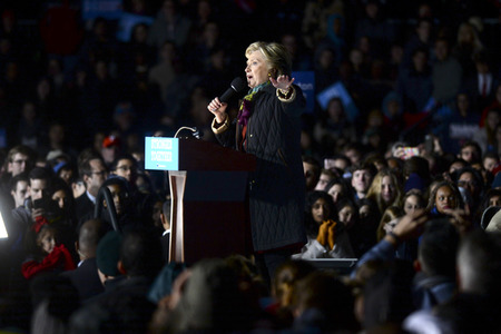 Wahlkampfveranstaltung mit Hillary Clinton in Philadelphia