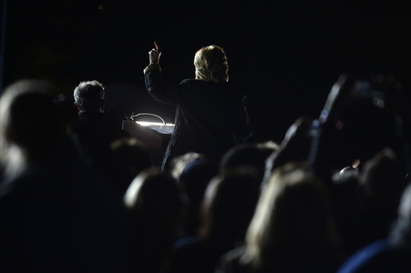 Wahlkampfveranstaltung mit Hillary Clinton in Philadelphia