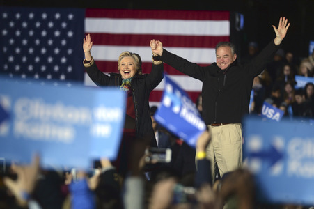 Wahlkampfveranstaltung mit Hillary Clinton in Philadelphia
