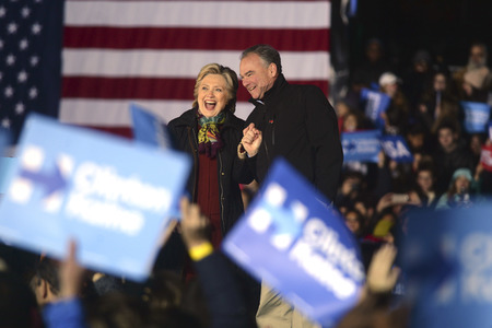 Wahlkampfveranstaltung mit Hillary Clinton in Philadelphia