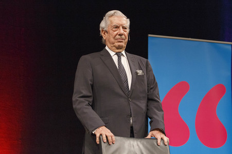 Mario Vargas Llosa auf der lit.Cologne in Köln