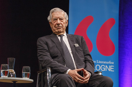 Mario Vargas Llosa auf der lit.Cologne in Köln