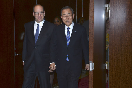 Albert von Monaco bei der UN in New York