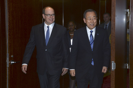 Albert von Monaco bei der UN in New York