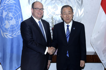 Albert von Monaco bei der UN in New York