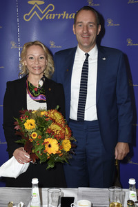 Photocall mit dem Narhalla Prinzenpaar 2017 in München