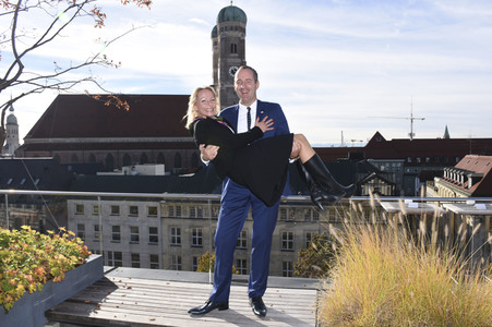 Photocall mit dem Narhalla Prinzenpaar 2017 in München