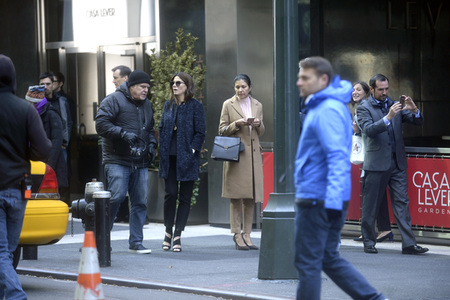Dreharbeiten zu 'Ocean's 8' in New York