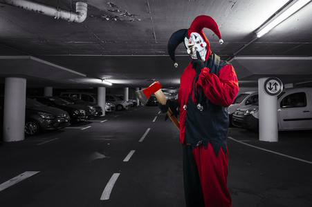 Horror-Clown in Köln