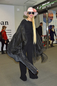 Ankunft von Lady Gaga in Narita