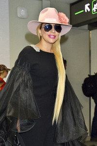 Ankunft von Lady Gaga in Narita