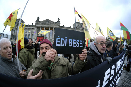 Kurdenprotest in Berlin