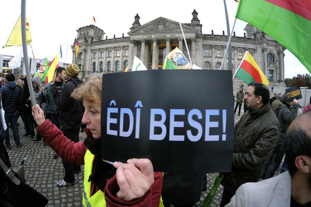 Kurdenprotest in Berlin