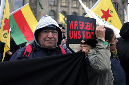 Kurdenprotest in Berlin