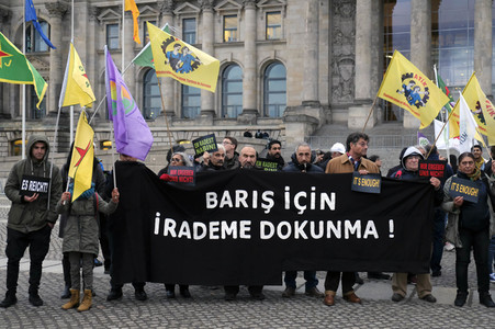 Kurdenprotest in Berlin