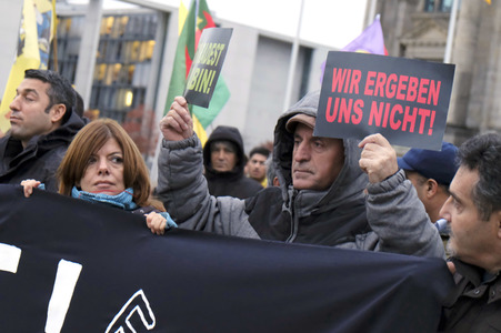 Kurdenprotest in Berlin