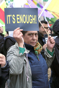 Kurdenprotest in Berlin