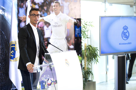 Cristiano Ronaldo Pressekonferenz in Madrid