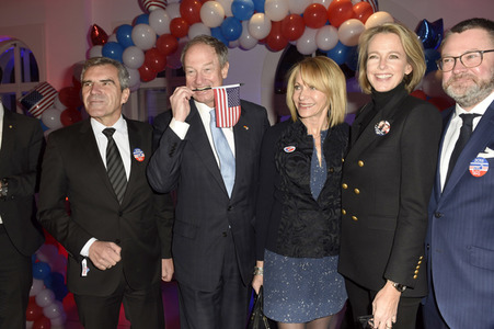 Wahlparty zur US-Wahlnacht 2016 in Berlin