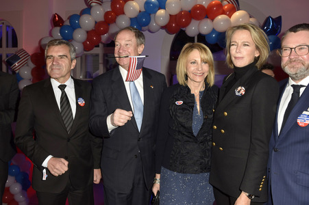 Wahlparty zur US-Wahlnacht 2016 in Berlin