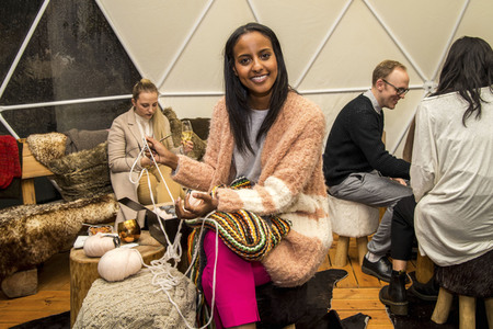 Lana Grossa & Sara Nuru Knitting Event in Berlin
