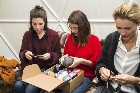 Lana Grossa & Sara Nuru Knitting Event in Berlin
