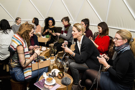 Lana Grossa & Sara Nuru Knitting Event in Berlin